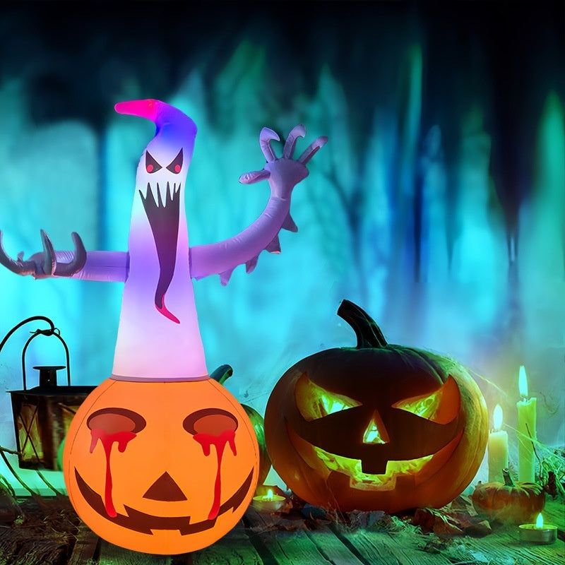 Décorations gonflables Halloween pour fête et jardin – Figurines amusantes et effrayantes pour fête Halloween