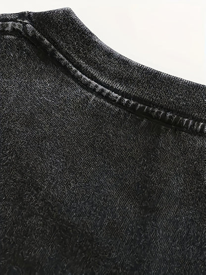 T-shirt oversize imprimé homme pour loisirs et streetwear