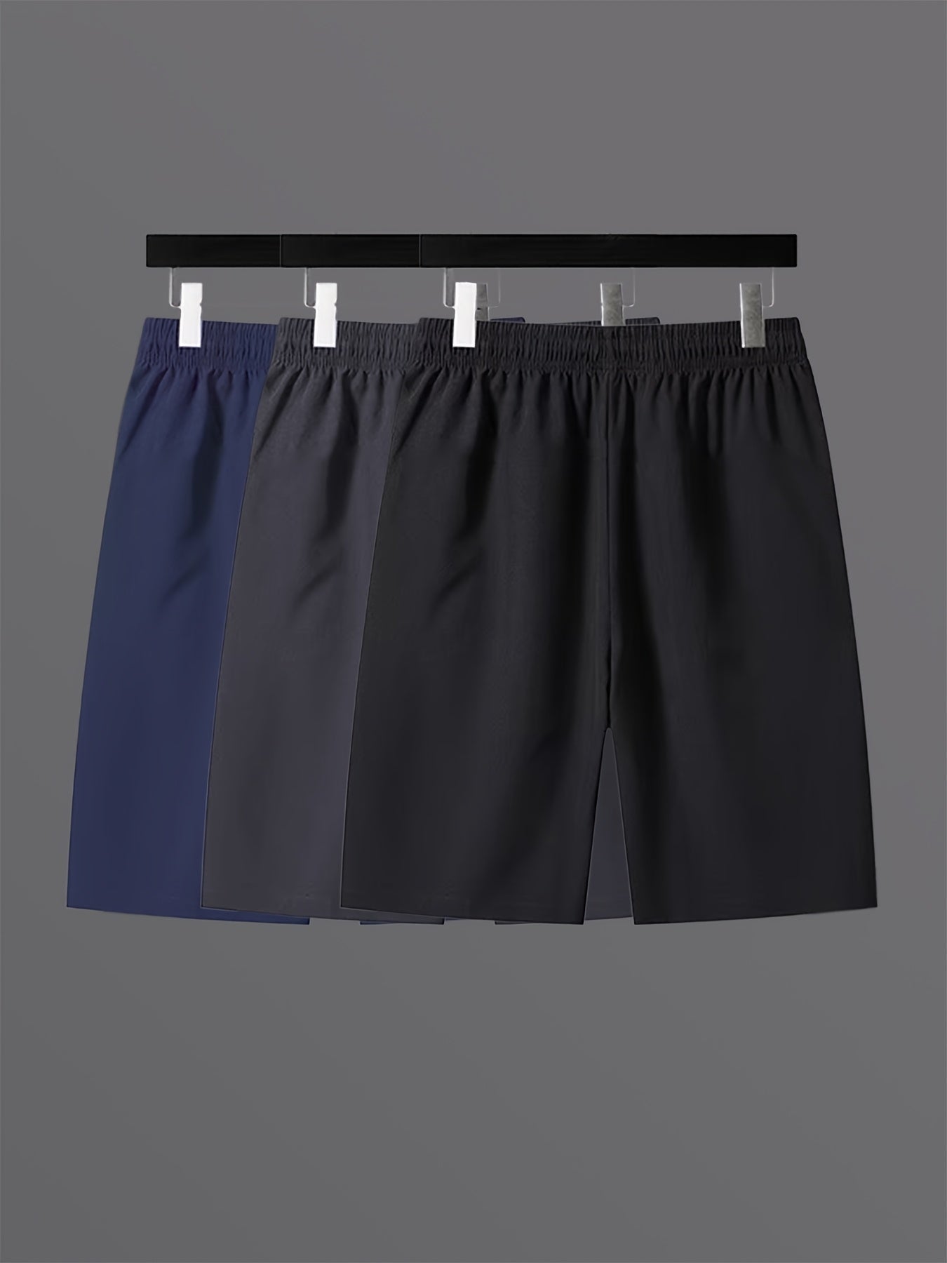 Pantalones cortos deportivos para hombre con bolsillos con cremallera – Ocio y fitness, corte regular