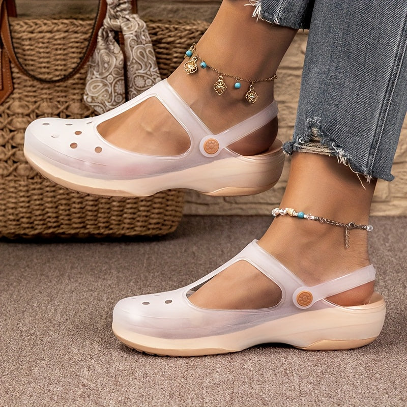 Damen Komfort-Sommersandalen – Modische Freizeit Mary Jane Schuhe für den Alltag