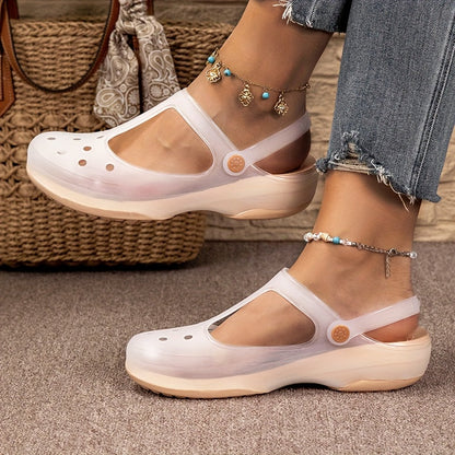 Damen Komfort-Sommersandalen – Modische Freizeit Mary Jane Schuhe für den Alltag