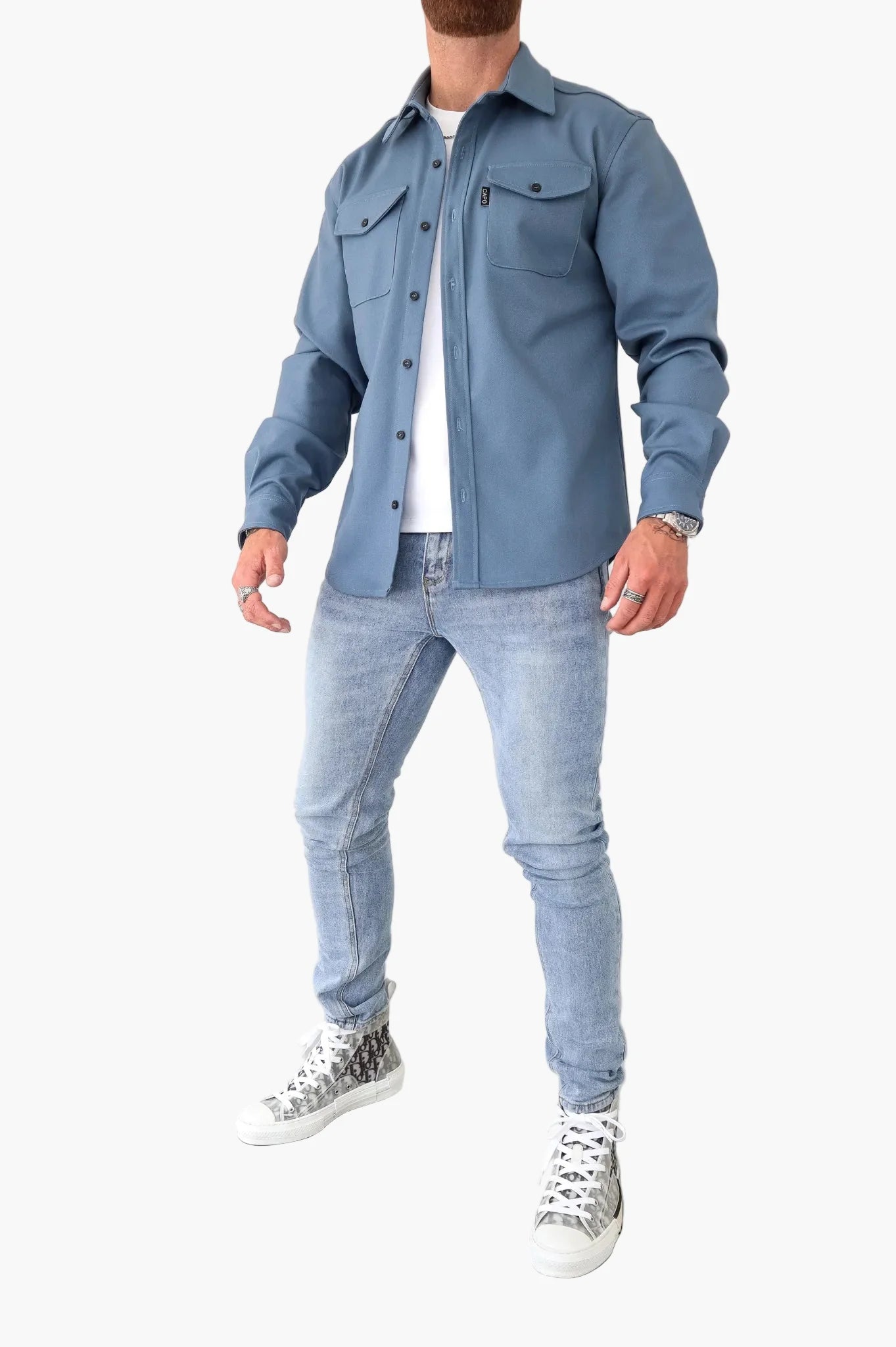 Veste overshirt homme – Look casual urbain moderne pour le quotidien et les loisirs