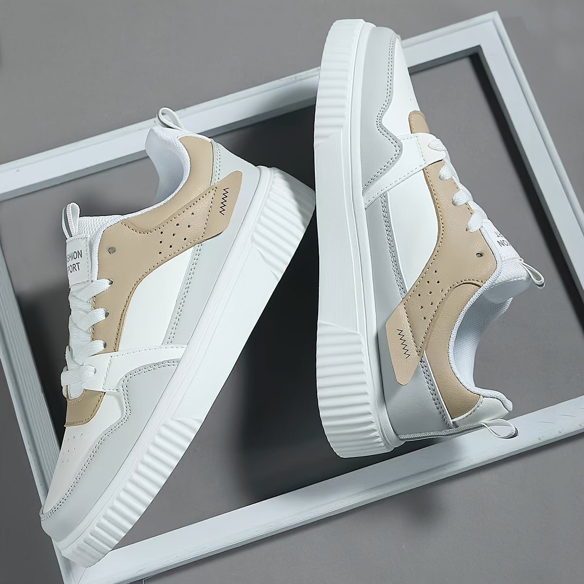 Herren Sneaker Modern Streetstyle Sport Freizeit für Alltag und City
