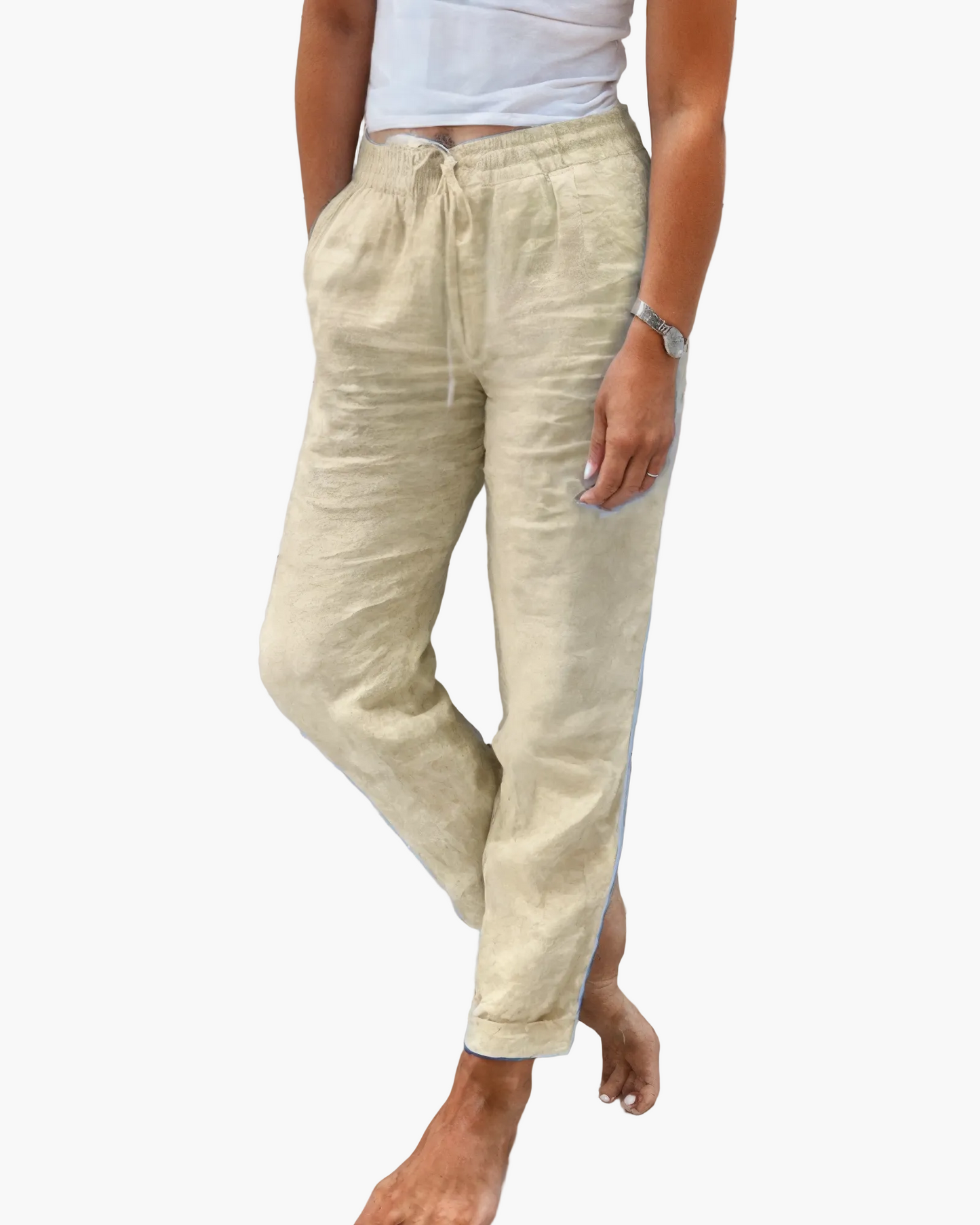 Damen Freizeithose mit lockerem Schnitt – Perfekt für Sommer, Alltag & Urlaub