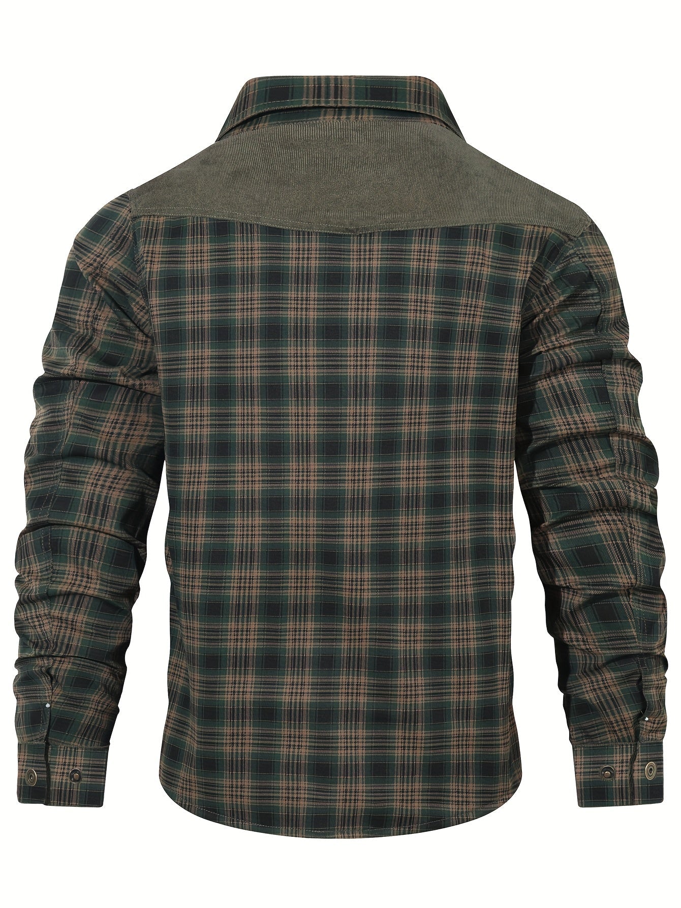 Herren Outdoor-Freizeitjacke im Karo-Look – Lässiger Stil für Alltag und Abenteuer