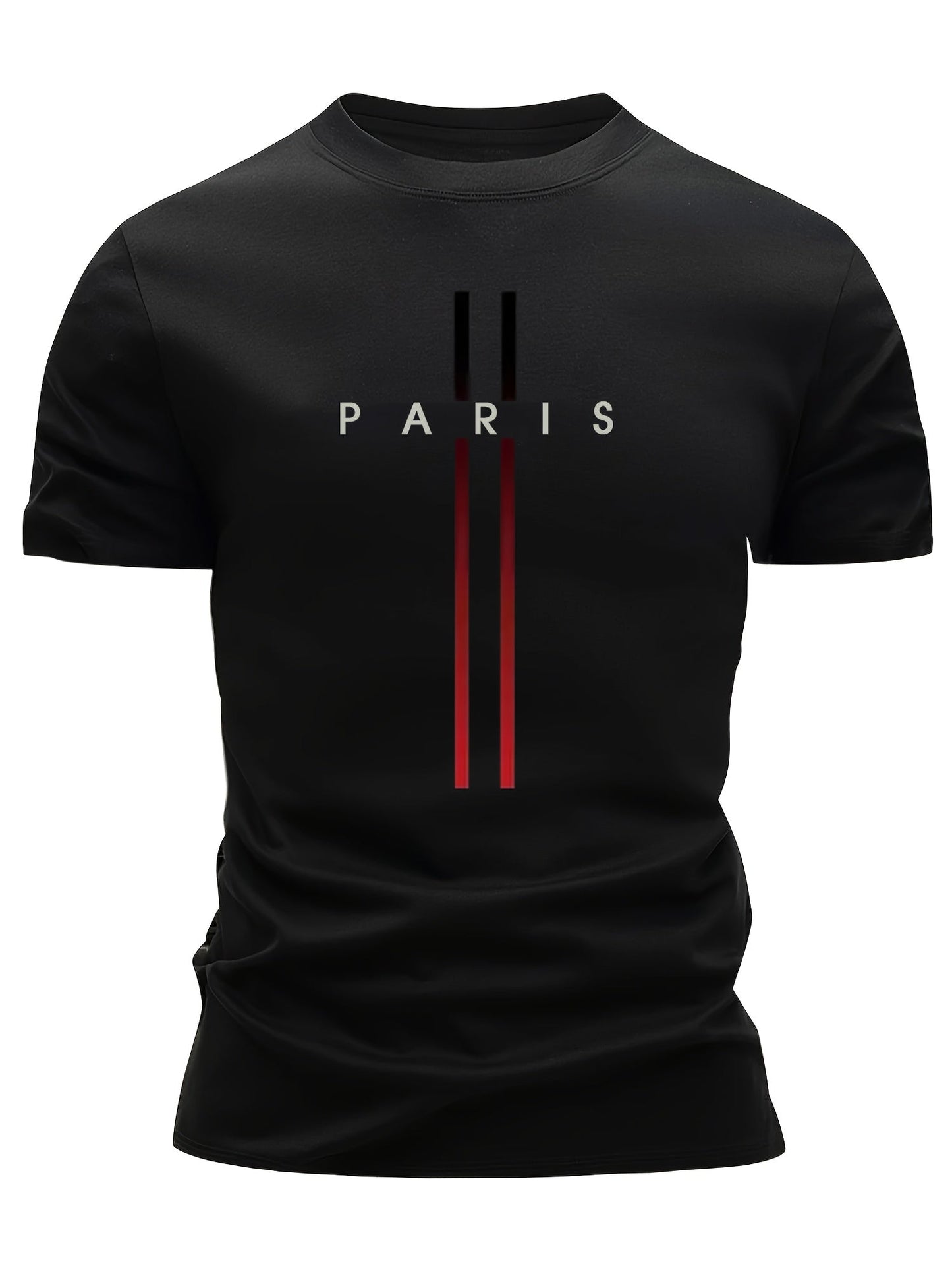 Herre T-skjorte Paris Streetstyle Sport Regular Fit