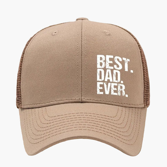 Gorra de camionero para hombre Best. Dad. Ever. – Idea clásica de regalo con un mensaje moderno