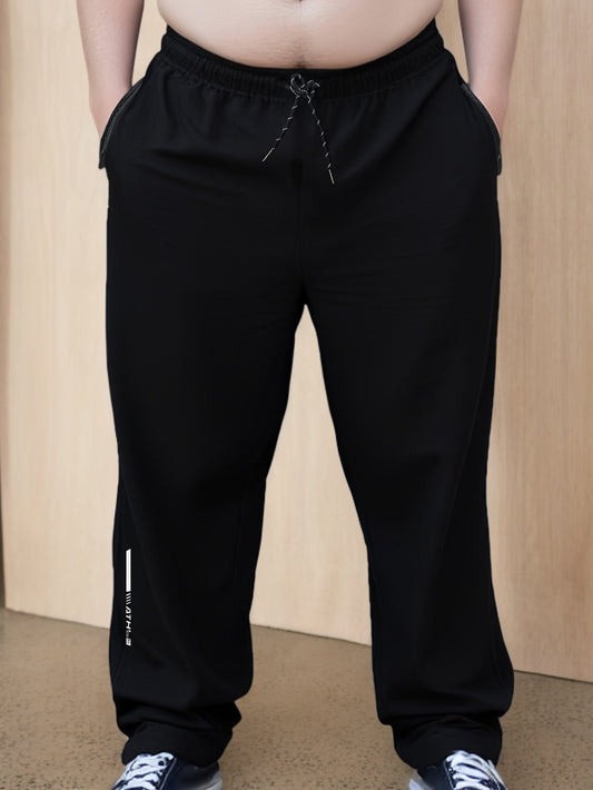 Heren joggingbroek vrijetijd Regular Fit met rits – sportieve trainingsbroek voor dagelijks gebruik en fitness