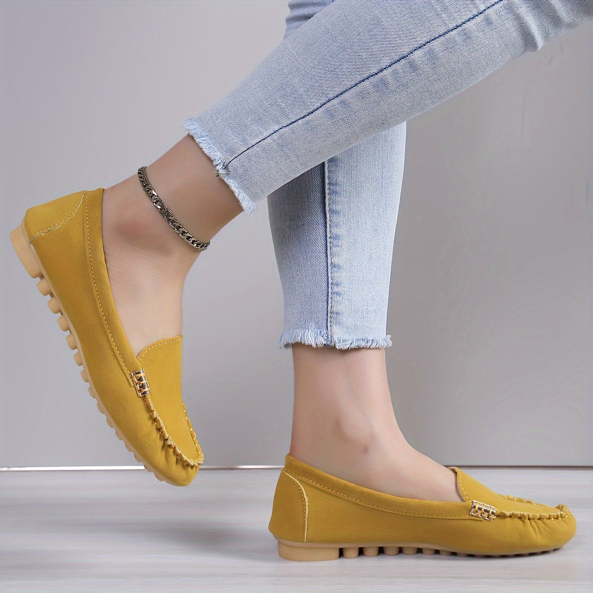 Damen Mokassin Loafer – Bequeme Freizeitschuhe für Alltag und Büro