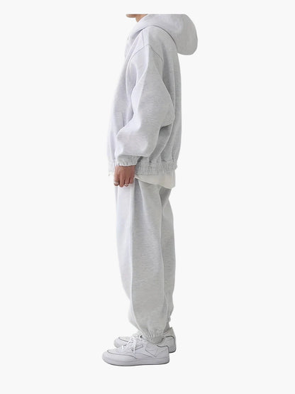 Herren Oversize Trainingsanzug mit Kapuze – Streetstyle und Freizeitmode