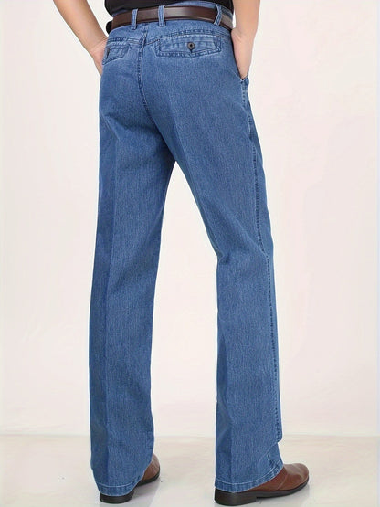 Pantalon droit pour homme – Pantalon de costume élégant pour le quotidien et le bureau