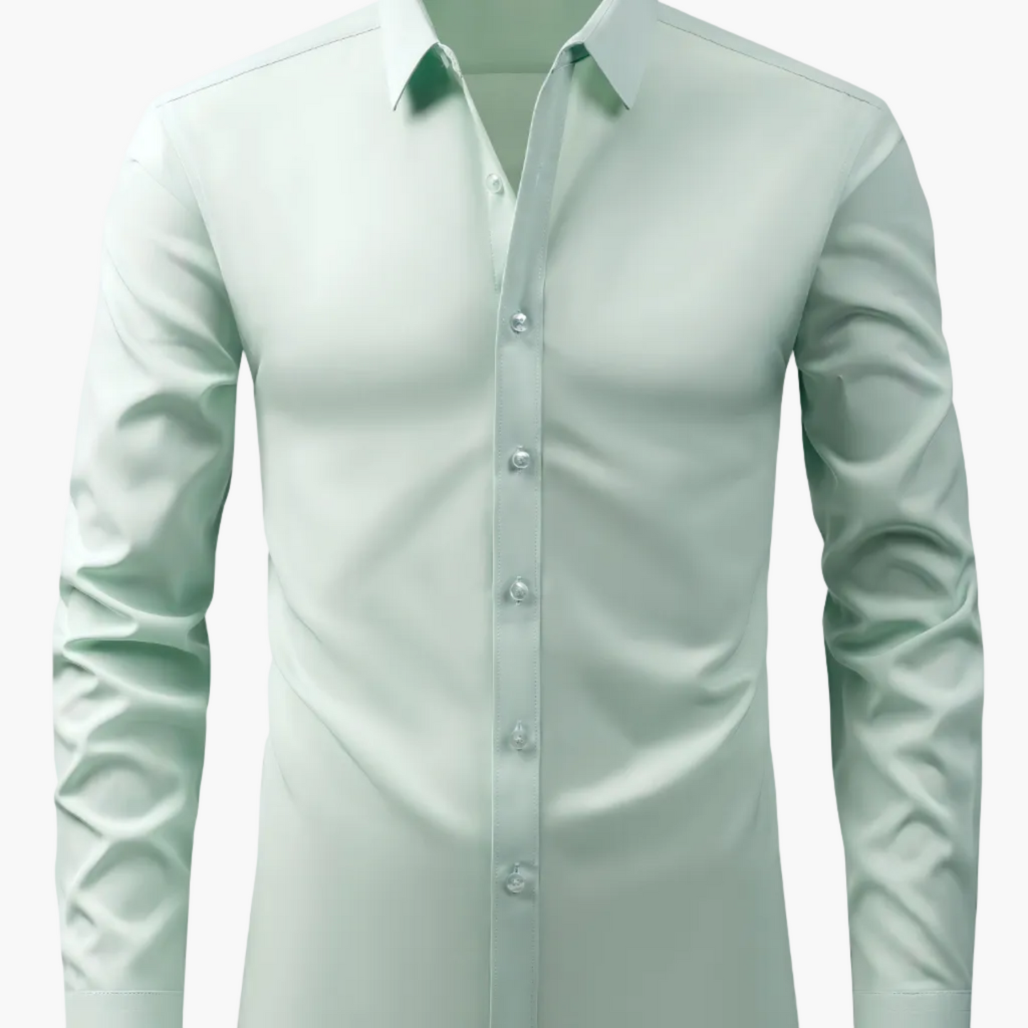 Chemise décontractée business homme coupe slim – Chemise élégante à manches longues pour le quotidien et le bureau