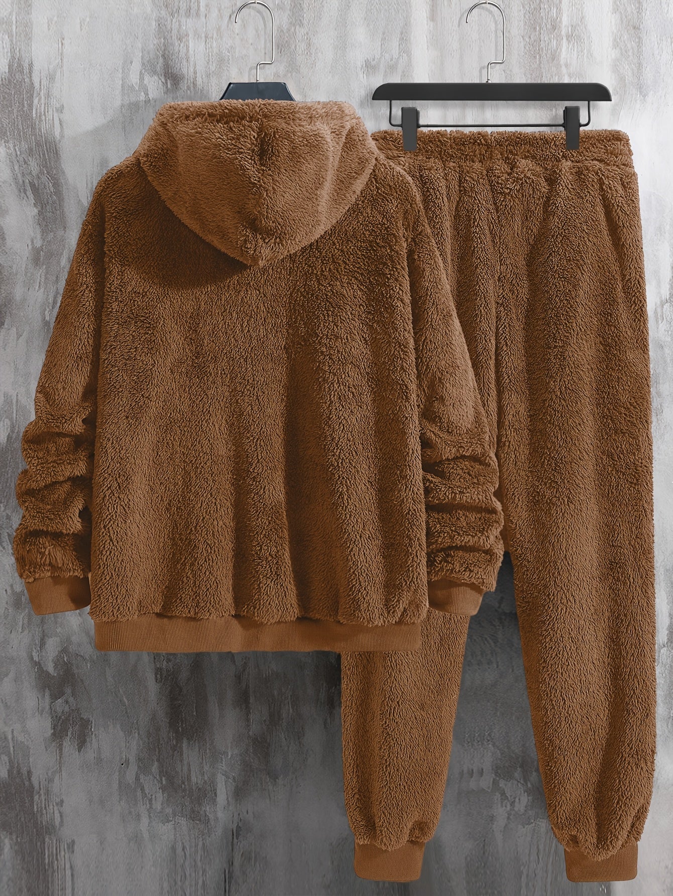 Unisex-sæt med blød hættetrøje og joggingbukser – blødt loungewear-outfit
