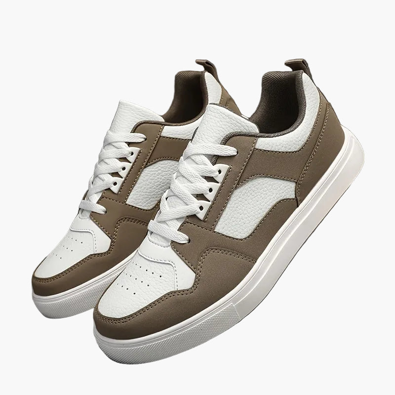 Męskie sneakersy w stylu preppy na co dzień i czas wolny