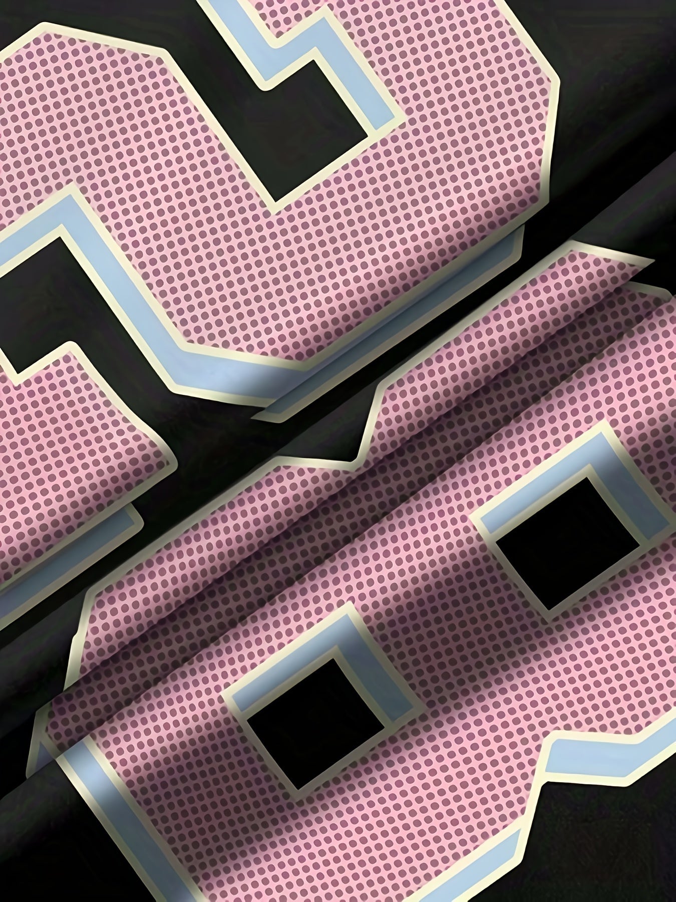 Dame Preppy Stil Sport Jersey T-shirt med nummer 28 og college-tryk – sommer fritidstøj