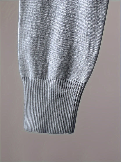 Set da donna in maglia con pullover con scollo a V e pantaloni da jogging