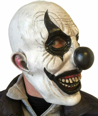 Maschera clown spaventosa di Halloween per adulti – Travestimento perfetto per feste in costume e decorazioni horror