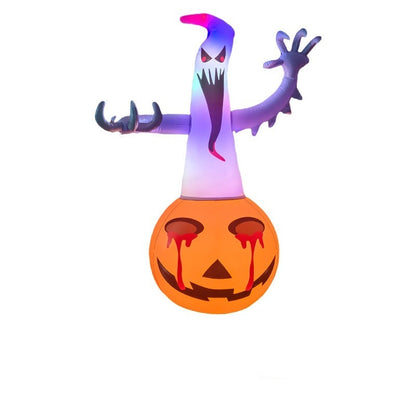 Décorations gonflables Halloween pour fête et jardin – Figurines amusantes et effrayantes pour fête Halloween