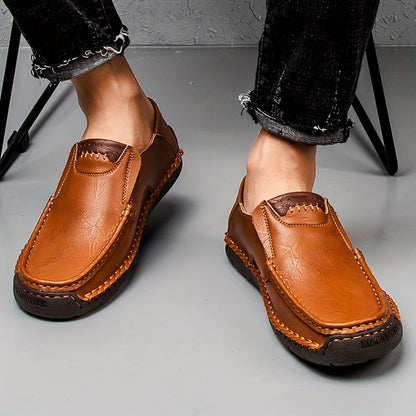 Męskie wsuwane buty rekreacyjne w stylu vintage na co dzień i czas wolny