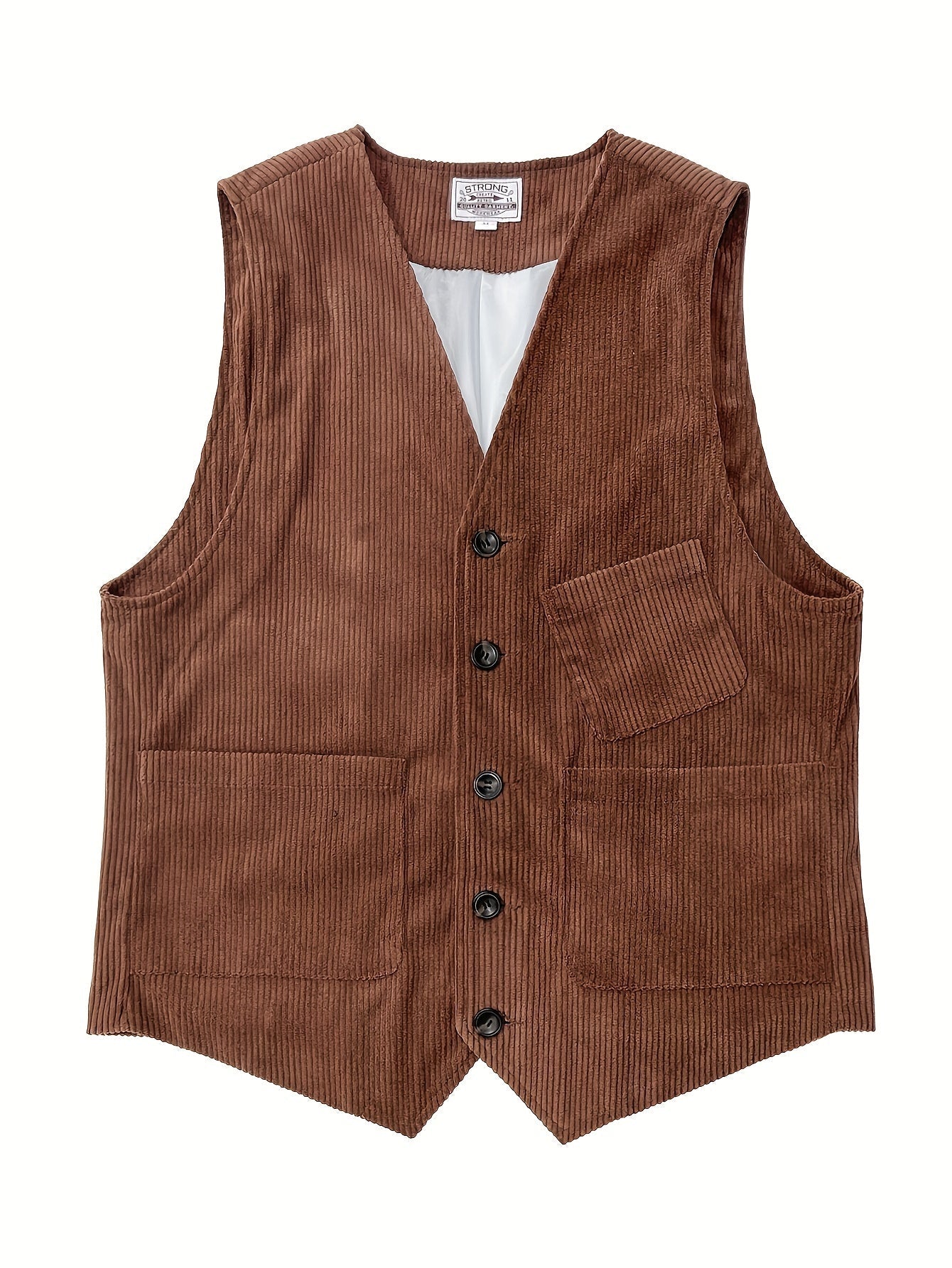 Herren Business Weste im Vintage-Look für Büro und Freizeit