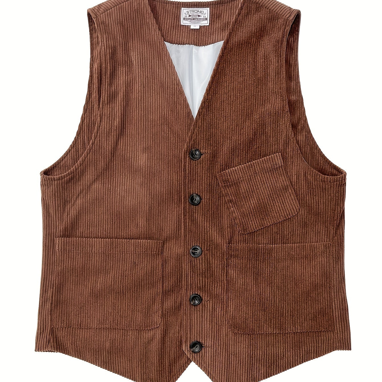 Herren Business Weste im Vintage-Look für Büro und Freizeit