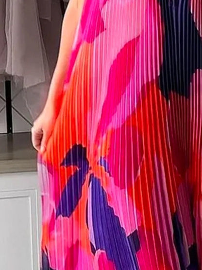 Chelsea – Vestido fluido con escote en V profundo y diseño de espalda descubierta