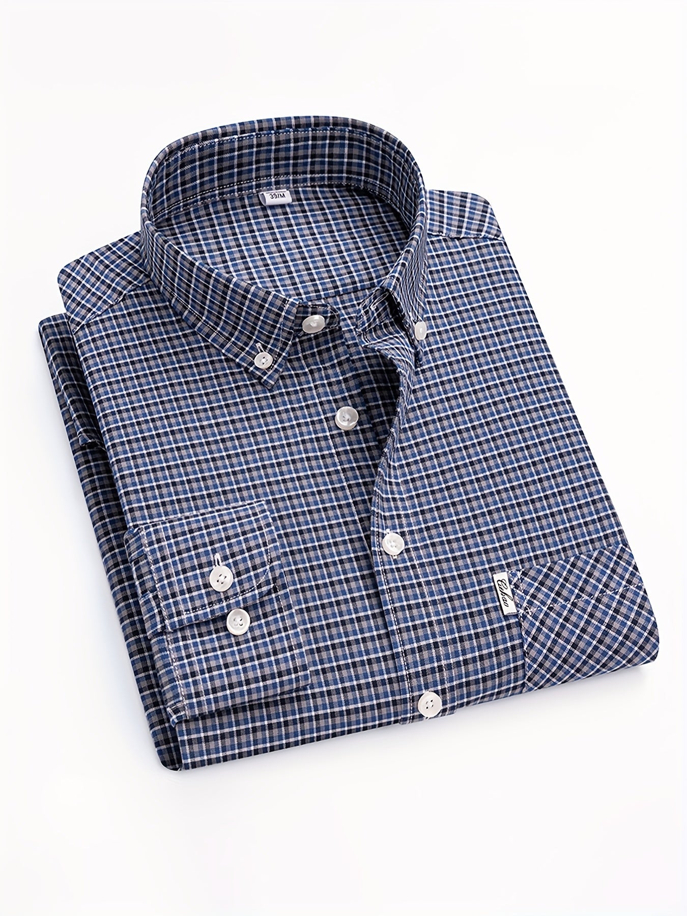Herren Freizeithemd Kariert Langarm Modern Regular Fit – Stilvolles Hemd für Alltag & Büro