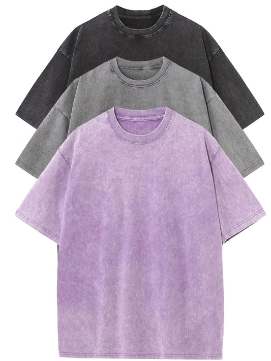 Heren Oversized T-shirt Set – Casual Streetwear Stijl, Ideaal voor Dagelijks Gebruik en Vrije Tijd