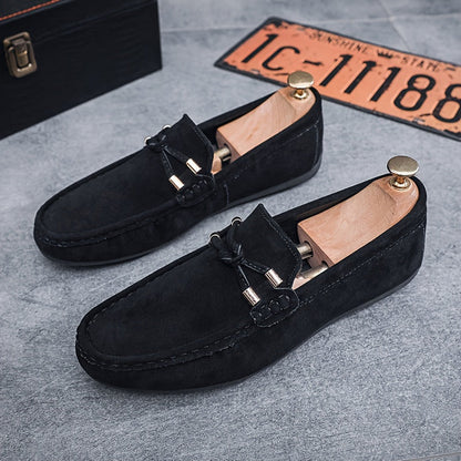 Męskie mokasyny wsuwane, buty casual na co dzień i do biura