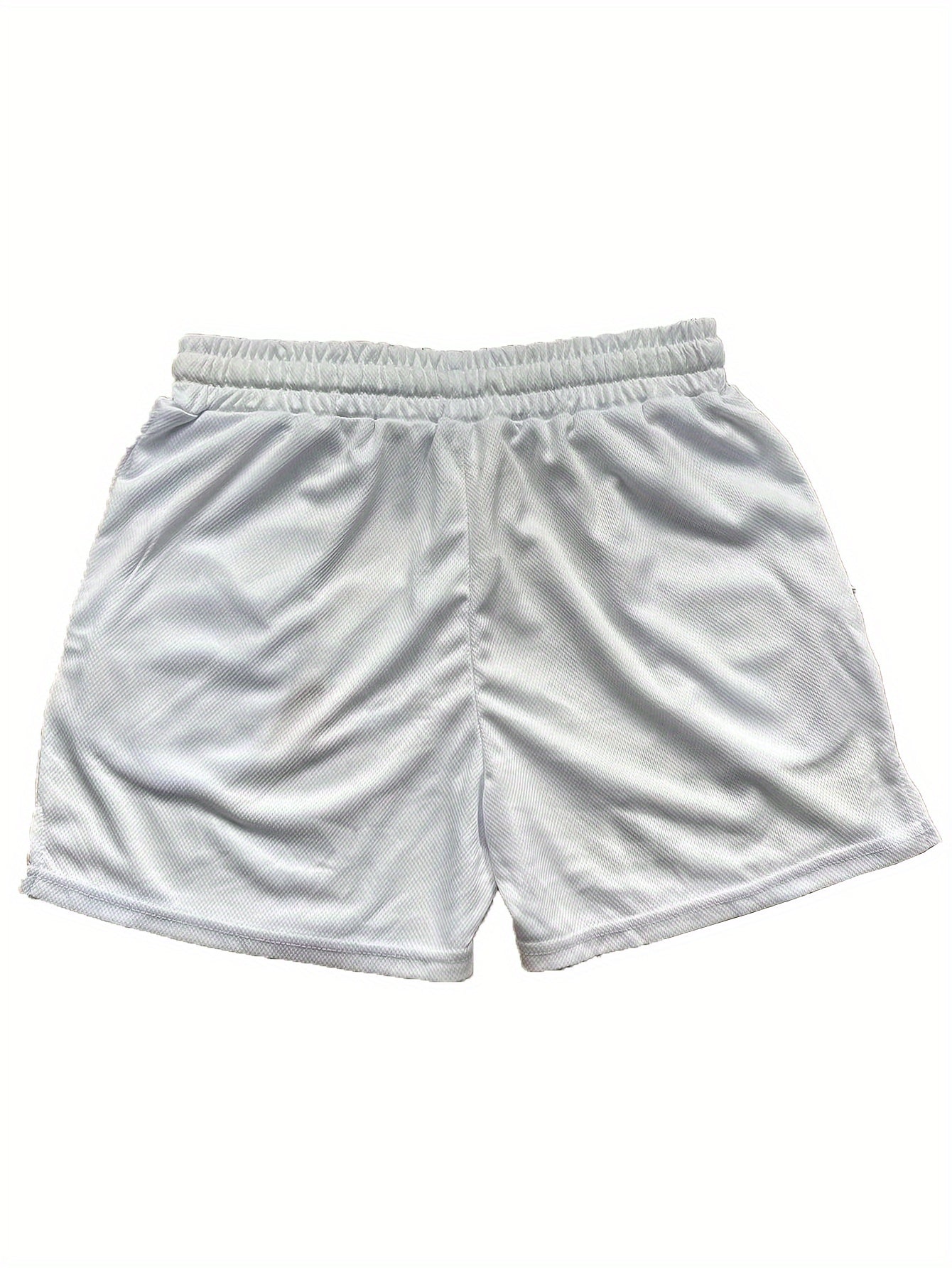 Herren Basketball Shorts im Sportstil mit "HIT HARD" Print – Lässige Fitness- und Trainingsshorts