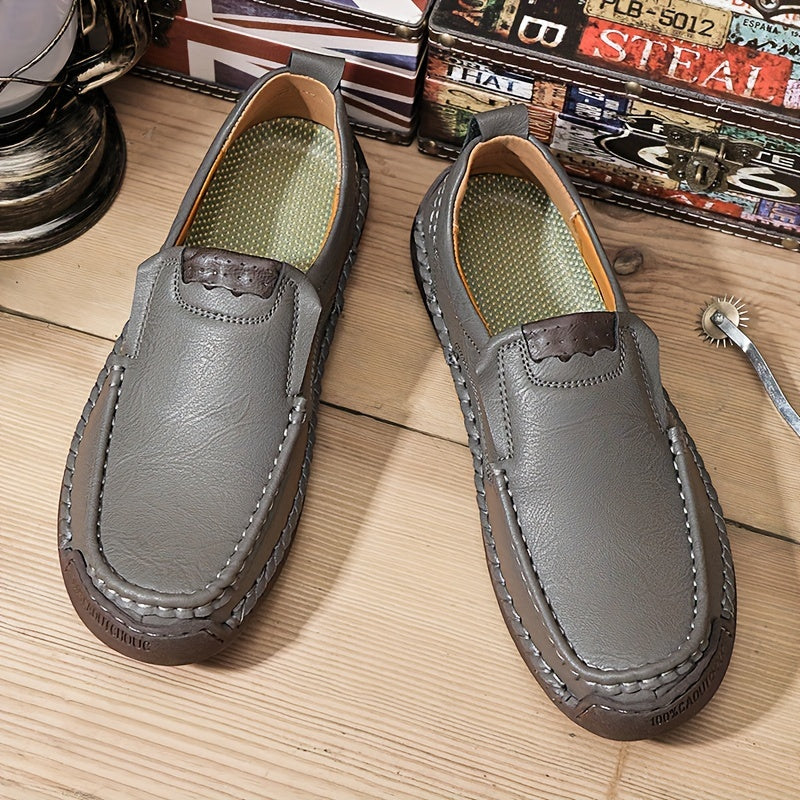 Herren slip-on fritidsskor – bekväma mokassin-slip-ins för vardag och kontor