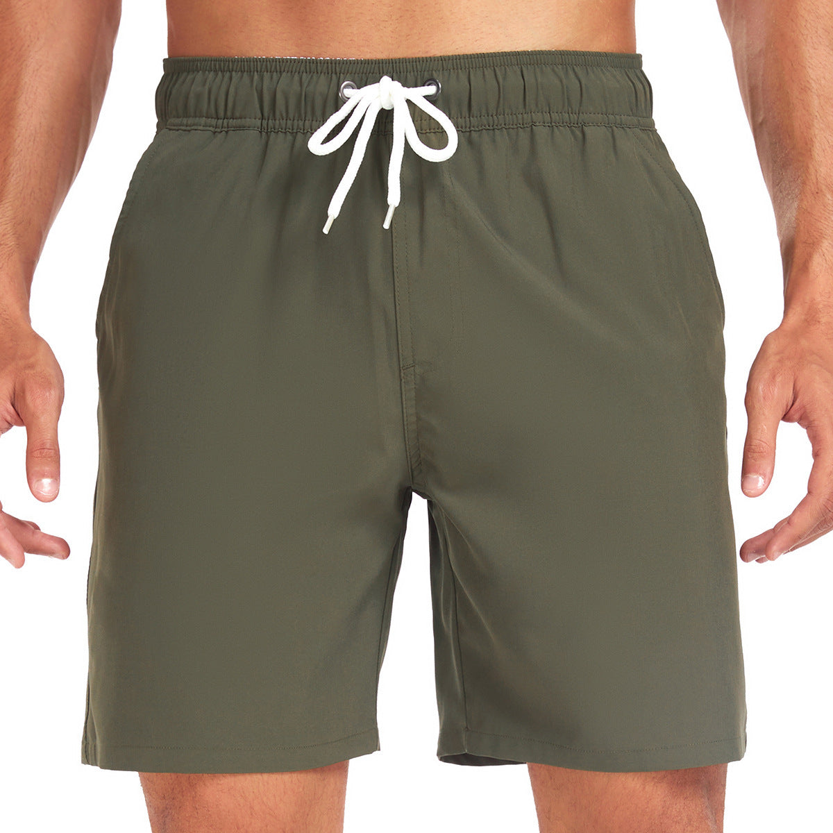 Herrebadeshorts med inderlomme – Sportslige badeshorts til strand og fritid