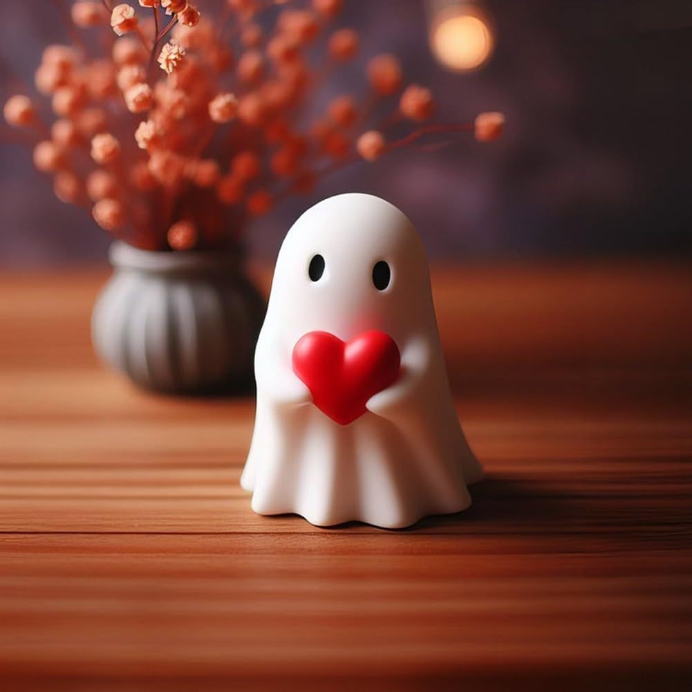 Figura Decorativa Fantasma Halloween con Dito Medio – Decorazione Divertente e Birichina per Halloween