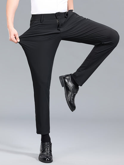 Pantaloni da uomo elasticizzati per business – Comodi pantaloni da completo per ufficio e uso quotidiano