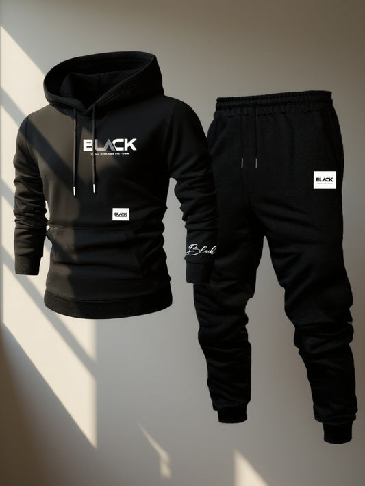 Unisex Trainingsanzug mit Kapuzenpullover und Jogginghose, verschiedene Farben