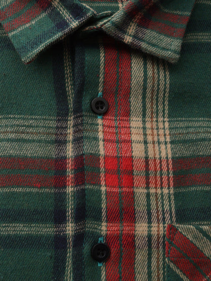 Chemise décontractée homme à carreaux manches longues pour la vie quotidienne et les activités de plein air