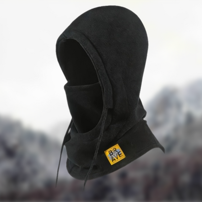 Fleece Sturmhaube mit Kapuze und Halswärmer, unisex