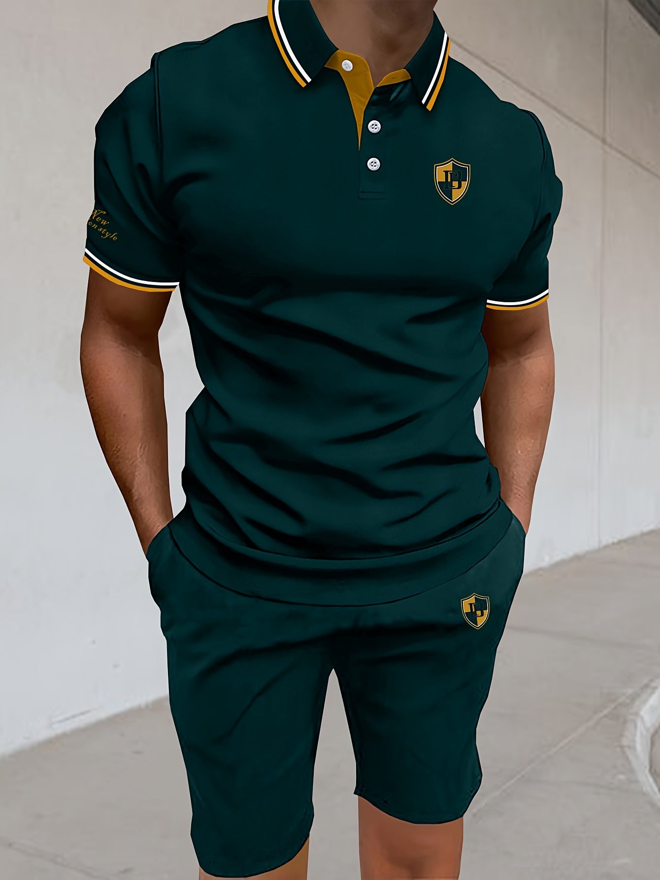 Herren Polo Short Set – Elegantes Freizeit-Outfit mit sportlichem Look für Alltag und Sommer