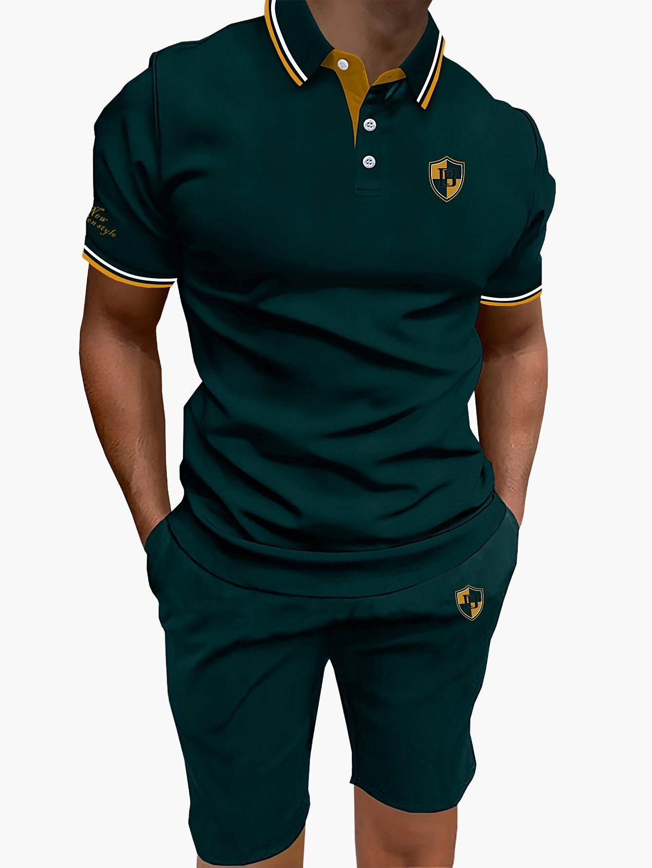 Herren Polo Short Set – Elegantes Freizeit-Outfit mit sportlichem Look für Alltag und Sommer