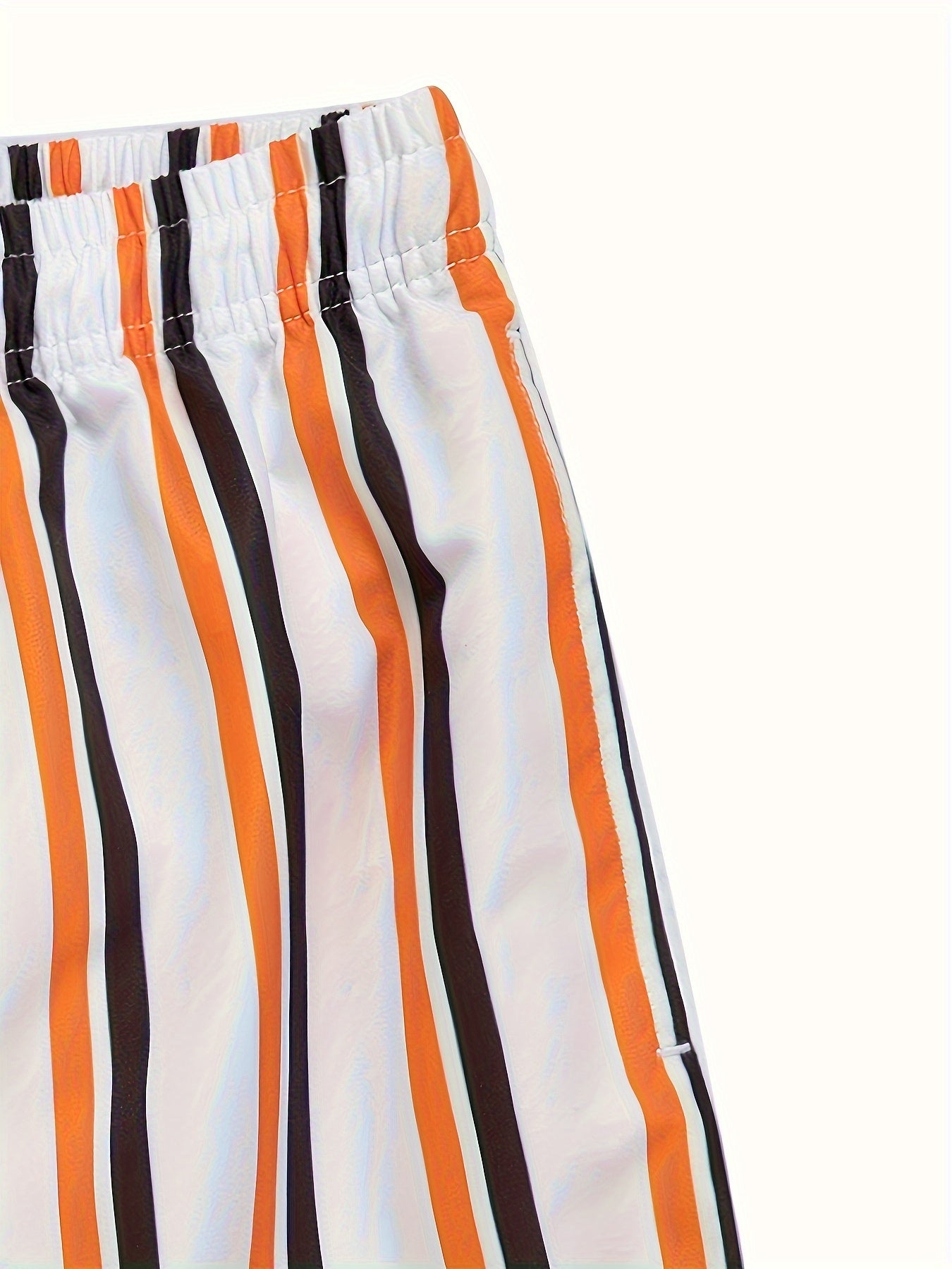 Shorts de bain homme à rayures – Coupe décontractée, style élégant pour les loisirs, parfait pour la plage et la piscine