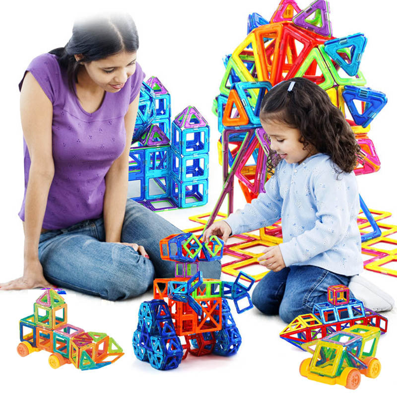 Blocs de construction magnétiques pour enfants – Jouet éducatif, coffret de construction, kit créatif, unisexe