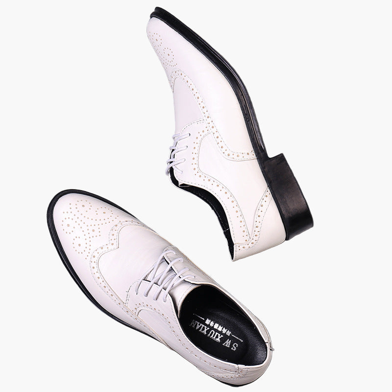 Zapatos Oxford de negocios para hombre – Elegante estilo brogue para ocasiones formales