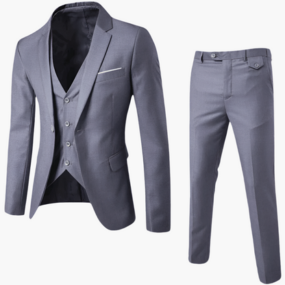 Heren business 3-delig pak – Elegante driedelige set voor bruiloft & kantoor