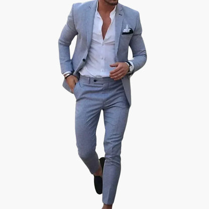 Herr slim fit kostym modern business & fritid elegans