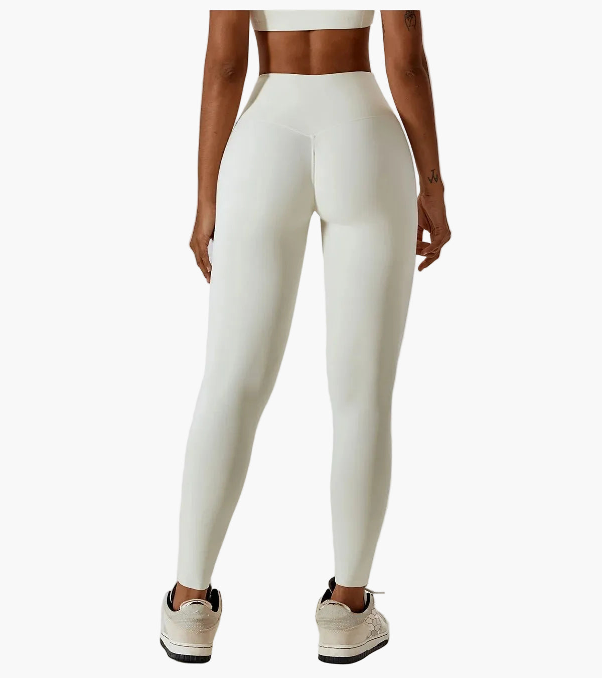 Damen High Waist Sport-Leggings und Crop-Top Set – Ideal für Fitness, Yoga & Freizeit