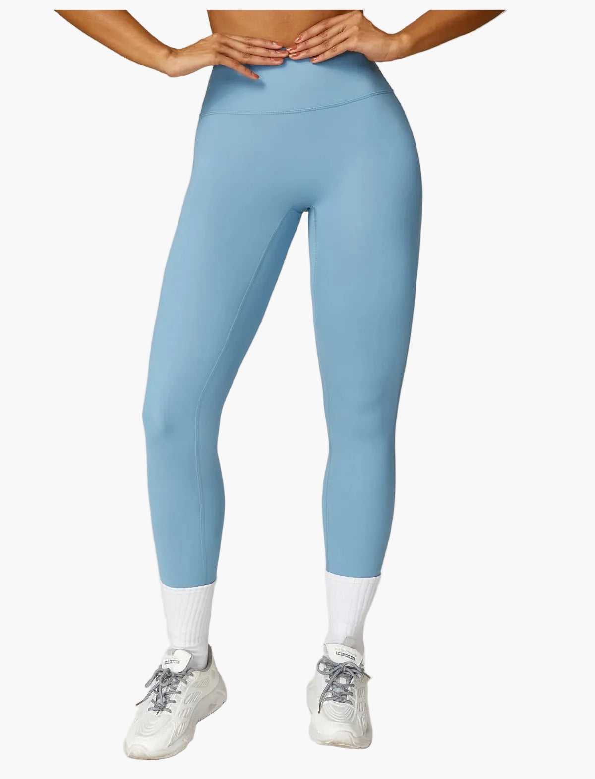 Damen High Waist Sport-Leggings und Crop-Top Set – Ideal für Fitness, Yoga & Freizeit