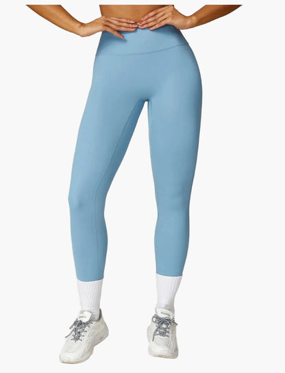 Damen High Waist Sport-Leggings und Crop-Top Set – Ideal für Fitness, Yoga & Freizeit