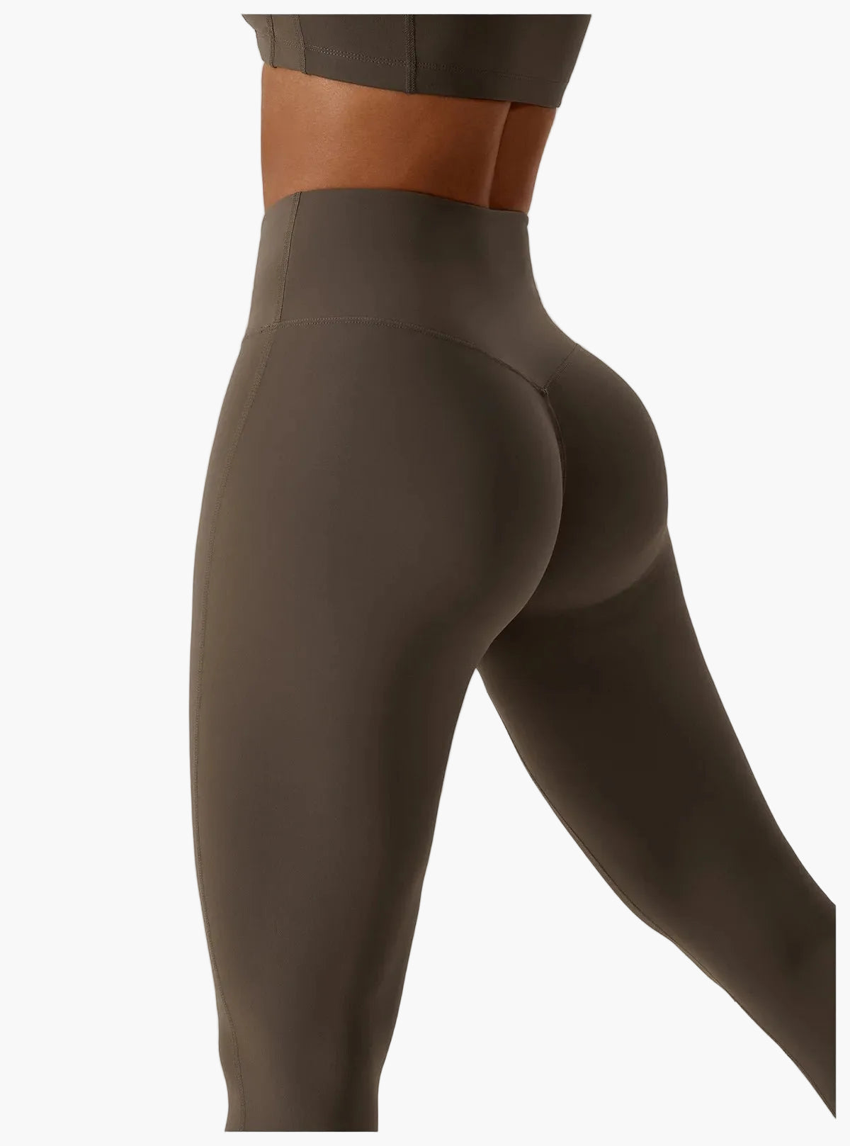 Damen High Waist Sport-Leggings und Crop-Top Set – Ideal für Fitness, Yoga & Freizeit