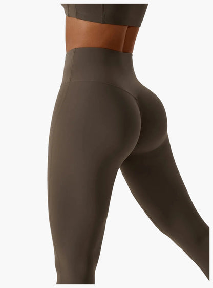 Damen High Waist Sport-Leggings und Crop-Top Set – Ideal für Fitness, Yoga & Freizeit