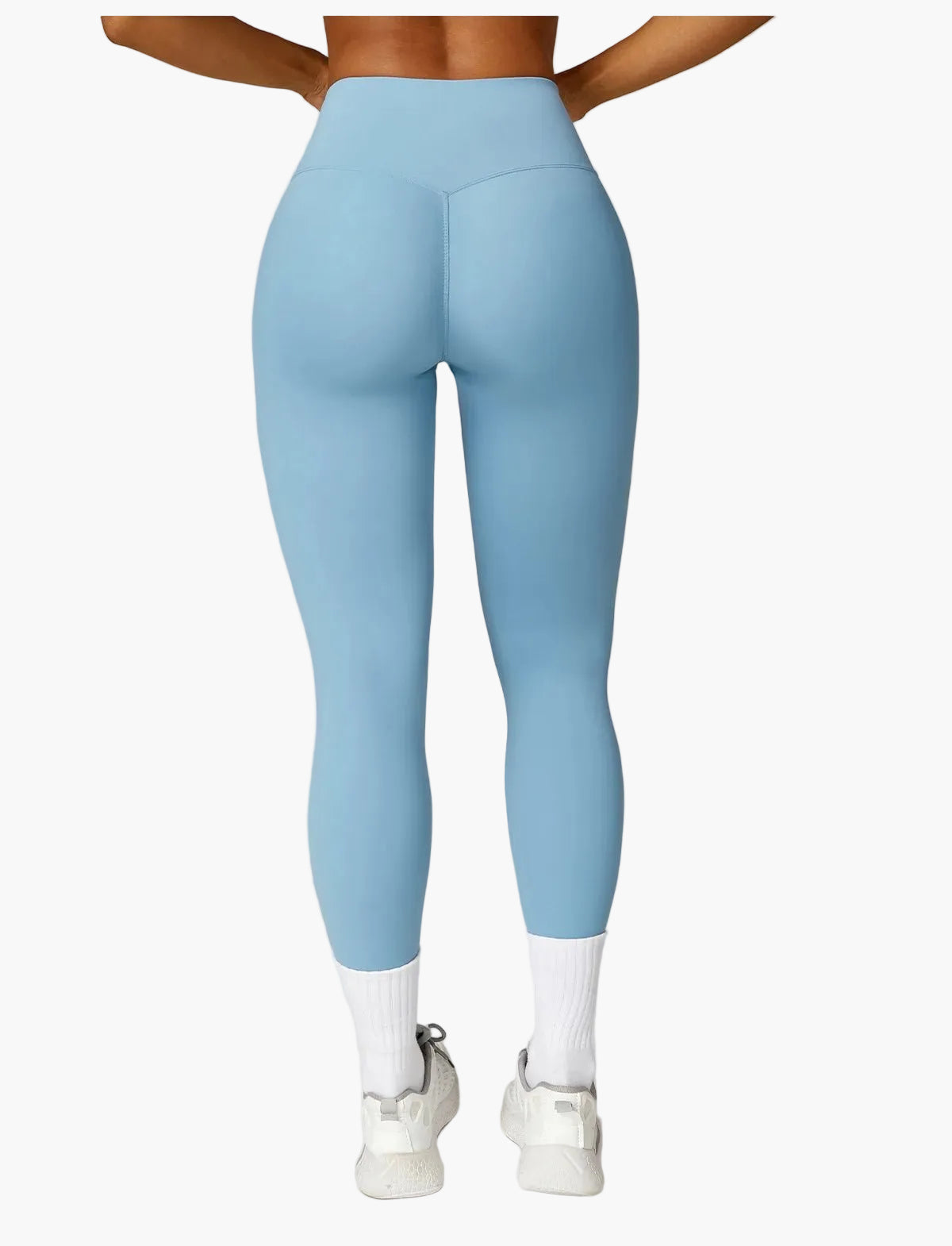 Damen High Waist Sport-Leggings und Crop-Top Set – Ideal für Fitness, Yoga & Freizeit